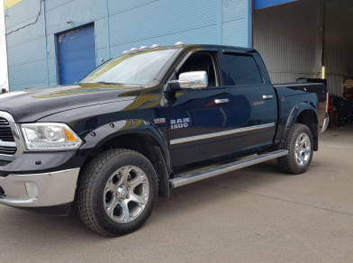 Рис. 2 Наши проекты: Установка пневмоподвески на Dodge RAM 1500