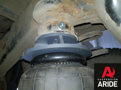 Рис. 6 Наши проекты: Пневмоподвеска на Dodge Ram 1500 для усиления - Этапы установки