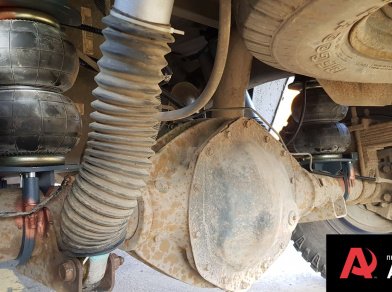 Рис. 4 Наши проекты: Пневмоподвеска на Dodge Ram 2500 для грузоперевозок - фото установки мастерами Aride