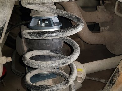 Рис. 7 Наши проекты: Пневмоподвеска на Dodge Ram 1500 с гарантией - Этапы установки