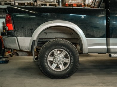 Рис. 2 Наши проекты: Пневмоподвеска на Dodge Ram 3500