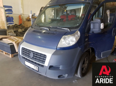 Рис. 4 Наши проекты: Пневмоподвеска на Fiat Ducato от компании Арайд - Этапы установки