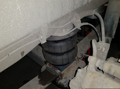 Рис. 6 Наши проекты: Пневмоподвеска на Fiat Ducato с заменой пневмы - Этапы установки