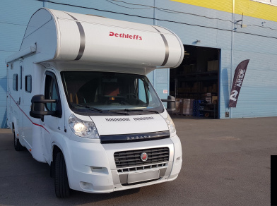 Рис. 1 Наши проекты: Установка пневмоподвески на дом на колесах Fiat Ducato