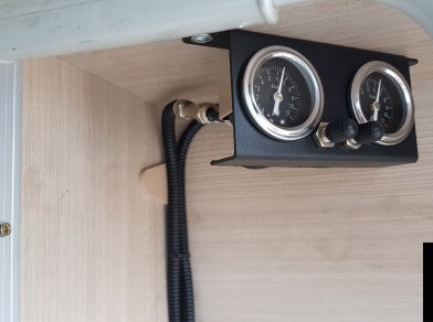 Рис. 7 Наши проекты: Установка пневмоподвески на дом на колесах Fiat Ducato