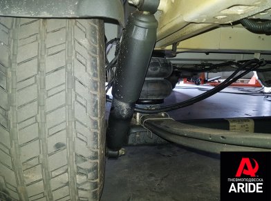 Рис. 6 Наши проекты: Пневмоподвеска на заднюю ось Fiat Ducato