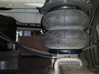 Рис. 7 Наши проекты: Пневмоподвеска на заднюю ось Fiat Ducato