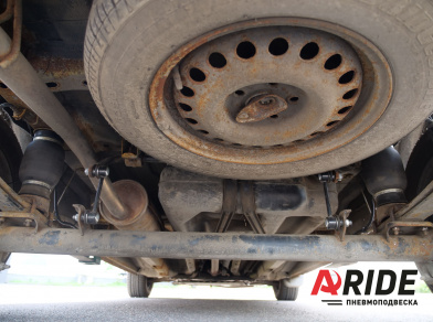 Рис. 5 Наши проекты: Вспомогательная пневмоподвеска на Ford Transit Connect