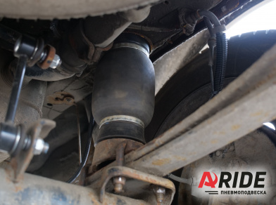 Рис. 4 Наши проекты: Вспомогательная пневмоподвеска на Ford Transit Connect