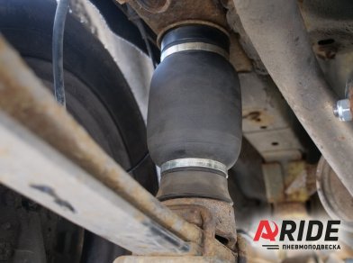Рис. 3 Наши проекты: Вспомогательная пневмоподвеска на Ford Transit Connect