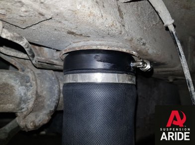 Рис. 7 Наши проекты: Пневмоподвеска на Ford Connect - Этапы установки