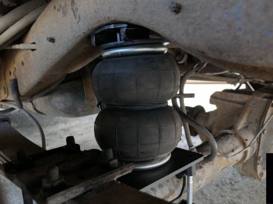 Рис. 3 Наши проекты: Пневмоподвеска на заднюю ось Ford Econoline