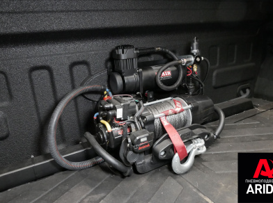 Рис. 10 Наши проекты: Задние пневмоподушки на Форд Раптор Ф150 - установка