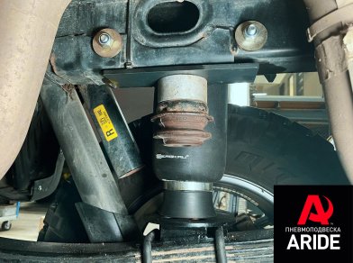 Рис. 9 Наши проекты: Установка пневмоподвески на Ford Raptor