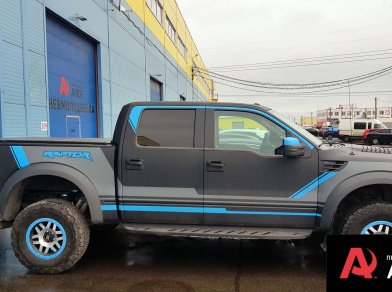 Рис. 1 Наши проекты: Пневмоподвеска на Ford F-150 Raptor - Этапы установки