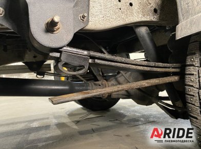 Рис. 7 Наши проекты: Вспомогательная пневмоподвеска на Ford Transit