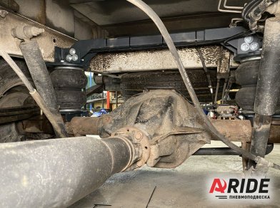 Рис. 6 Наши проекты: Вспомогательная пневмоподвеска на Ford Transit