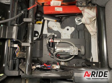 Рис. 4 Наши проекты: Вспомогательная пневмоподвеска на Ford Transit
