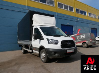Рис. 1 Наши проекты: Установка пневмоподвески на тентованный Ford Transit