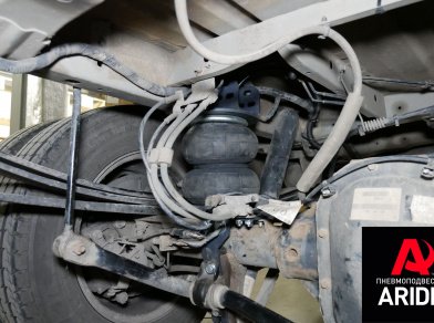 Рис. 9 Наши проекты: Пневмоподвеска Ford Transit RWD ЦМФ