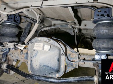 Рис. 7 Наши проекты: Пневмоподвеска Ford Transit RWD ЦМФ