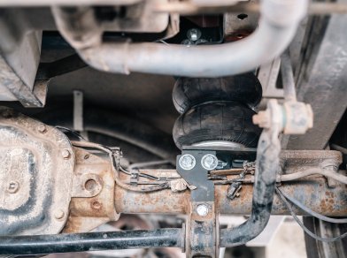 Рис. 5 Наши проекты: Пневмоподвеска на Ford Transit автодом