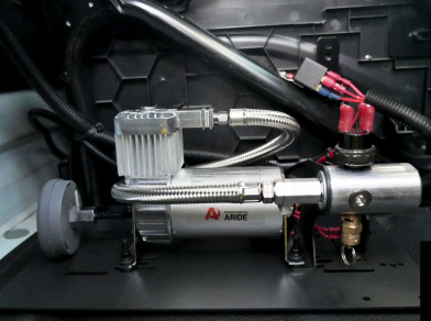 Рис. 5 Наши проекты: Пневмоподвеска на заднюю ось Ford Transit со стандартным пакетом рессор