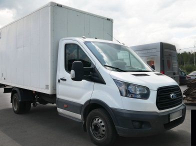 Рис. 1 Наши проекты: Пневмоподвеска на заднюю ось Ford Transit со стандартным пакетом рессор