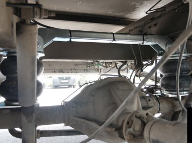 Рис. 4 Наши проекты: Пневмоподвеска на заднюю ось Ford Transit со стандартным пакетом рессор