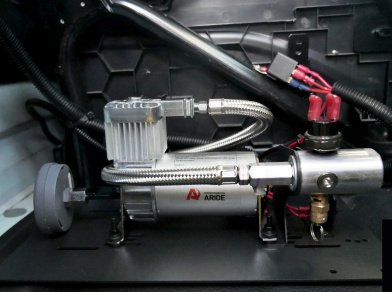 Рис. 5 Наши проекты: Пневмоподвеска на заднюю ось Ford Transit со стандартным пакетом рессор