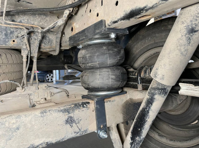 Рис. 3 Наши проекты: Пневмоподвеска на заднюю ось Ford Transit