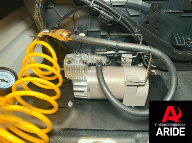 Рис. 5 Наши проекты: Установка вспомогательной пневмоподвески на Ford Transit