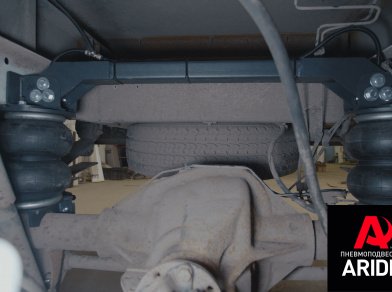 Рис. 7 Наши проекты: Комплект вспомогательной пневмоподвески Ford Transit