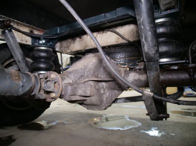 Рис. 3 Наши проекты: Пневмоподушки на Ford Transit промтоварный фургон