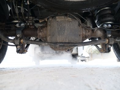 Рис. 4 Наши проекты: Пневмоподушки на Ford Transit промтоварный фургон