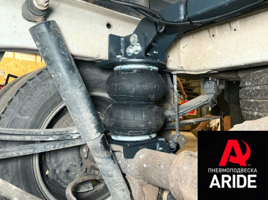 Рис. 6 Наши проекты: Установка вспомогательной пневмоподвески на Ford Transit