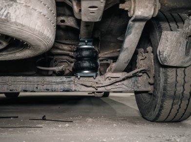 Рис. 3 Наши проекты: Пневмоподвеска на Ford Transit FWD