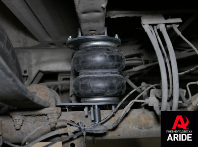 Рис. 3 Наши проекты: Вспомогательная пневмоподвеска на заднюю ось Ford Transit