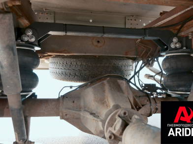 Рис. 7 Наши проекты: Пневмоподвеска Ford Transit 