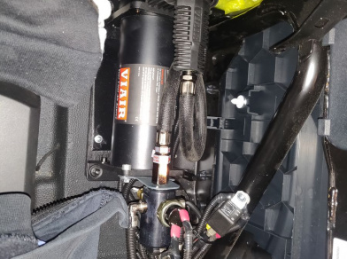 Рис. 4 Наши проекты: Пневмоподвеска на Ford Transit RWD с гидробортом - Этапы установки