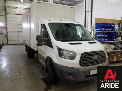 Рис. 1 Наши проекты: Пневмоподвеска на Ford Transit RWD с гидробортом - Этапы установки