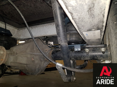 Рис. 3 Наши проекты: Пневмоподвеска на Ford Transit RWD 2016 года - Этапы установки