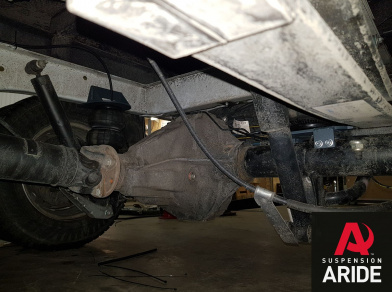 Рис. 2 Наши проекты: Пневмоподвеска на Ford Transit RWD 2016 года - Этапы установки