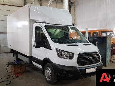 Рис. 1 Наши проекты: Пневмоподвеска на промтоварный фургон Ford Transit