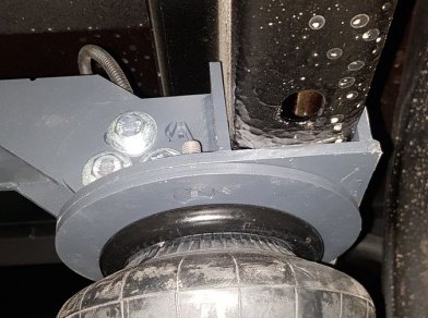 Рис. 9 Наши проекты: Пневмоподвеска на промтоварный фургон Ford Transit