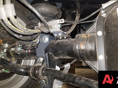 Рис. 5 Наши проекты: Пневмоподвеска на промтоварный фургон Ford Transit