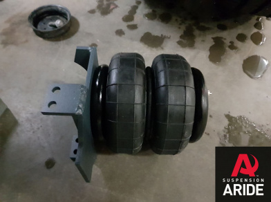 Рис. 9 Наши проекты: Установка пневмоподвески на заднюю ось Ford Transit