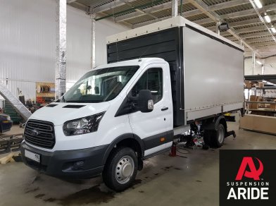 Рис. 11 Наши проекты: Установка пневмоподвески на заднюю ось Ford Transit