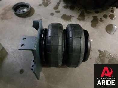 Рис. 9 Наши проекты: Установка пневмоподвески на заднюю ось Ford Transit