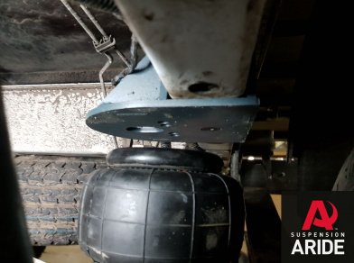 Рис. 2 Наши проекты: Установка пневмоподвески на заднюю ось Ford Transit